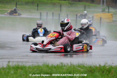 12/04/2009 : 1ère manche du Championnat Sud et 1ère manche du Championnat Régional Languedoc-Roussillon à Lavelanet (photos Julien Dejean) 2009 — karting