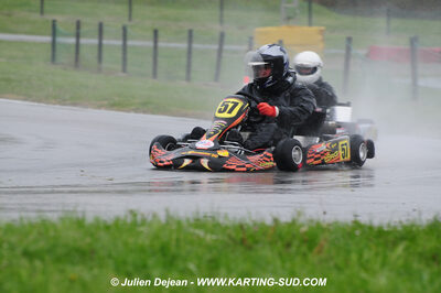 12/04/2009 : 1ère manche du Championnat Sud et 1ère manche du Championnat Régional Languedoc-Roussillon à Lavelanet (photos Julien Dejean) 2009 — karting