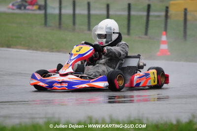 12/04/2009 : 1ère manche du Championnat Sud et 1ère manche du Championnat Régional Languedoc-Roussillon à Lavelanet (photos Julien Dejean) 2009 — karting