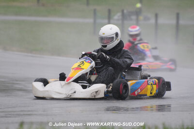 12/04/2009 : 1ère manche du Championnat Sud et 1ère manche du Championnat Régional Languedoc-Roussillon à Lavelanet (photos Julien Dejean) 2009 — karting