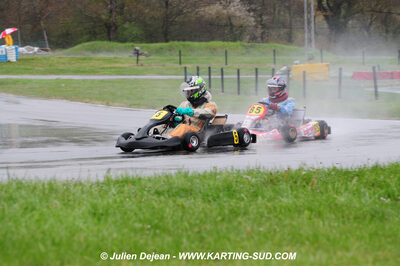 12/04/2009 : 1ère manche du Championnat Sud et 1ère manche du Championnat Régional Languedoc-Roussillon à Lavelanet (photos Julien Dejean) 2009 — karting