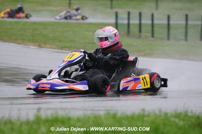 12/04/2009 : 1ère manche du Championnat Sud et 1ère manche du Championnat Régional Languedoc-Roussillon à Lavelanet (photos Julien Dejean) 2009 — karting