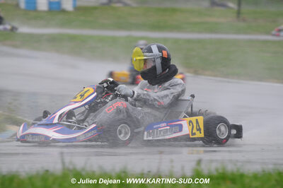 12/04/2009 : 1ère manche du Championnat Sud et 1ère manche du Championnat Régional Languedoc-Roussillon à Lavelanet (photos Julien Dejean) 2009 — karting