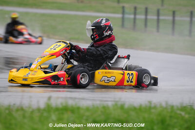 12/04/2009 : 1ère manche du Championnat Sud et 1ère manche du Championnat Régional Languedoc-Roussillon à Lavelanet (photos Julien Dejean) 2009 — karting