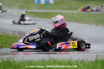 12/04/2009 : 1ère manche du Championnat Sud et 1ère manche du Championnat Régional Languedoc-Roussillon à Lavelanet (photos Julien Dejean) 2009 — karting