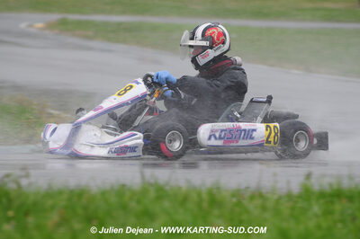 12/04/2009 : 1ère manche du Championnat Sud et 1ère manche du Championnat Régional Languedoc-Roussillon à Lavelanet (photos Julien Dejean) 2009 — karting