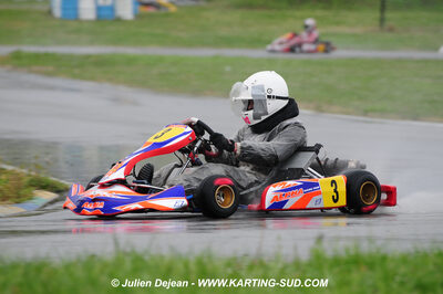 12/04/2009 : 1ère manche du Championnat Sud et 1ère manche du Championnat Régional Languedoc-Roussillon à Lavelanet (photos Julien Dejean) 2009 — karting