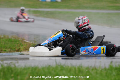 12/04/2009 : 1ère manche du Championnat Sud et 1ère manche du Championnat Régional Languedoc-Roussillon à Lavelanet (photos Julien Dejean) 2009 — karting