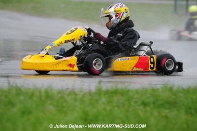 12/04/2009 : 1ère manche du Championnat Sud et 1ère manche du Championnat Régional Languedoc-Roussillon à Lavelanet (photos Julien Dejean) 2009 — karting