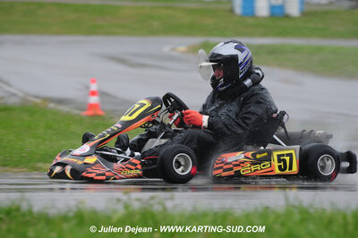 12/04/2009 : 1ère manche du Championnat Sud et 1ère manche du Championnat Régional Languedoc-Roussillon à Lavelanet (photos Julien Dejean) 2009 — karting
