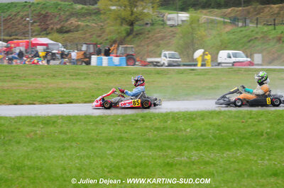 12/04/2009 : 1ère manche du Championnat Sud et 1ère manche du Championnat Régional Languedoc-Roussillon à Lavelanet (photos Julien Dejean) 2009 — karting