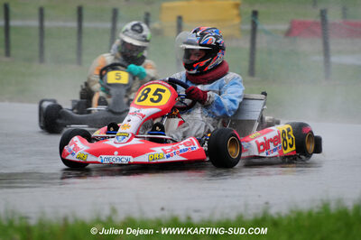 12/04/2009 : 1ère manche du Championnat Sud et 1ère manche du Championnat Régional Languedoc-Roussillon à Lavelanet (photos Julien Dejean) 2009 — karting