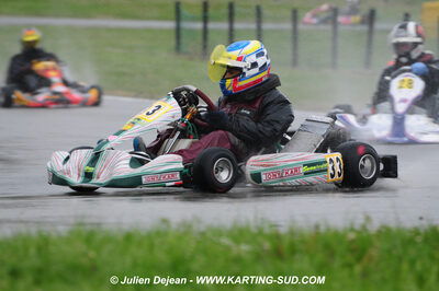12/04/2009 : 1ère manche du Championnat Sud et 1ère manche du Championnat Régional Languedoc-Roussillon à Lavelanet (photos Julien Dejean) 2009 — karting