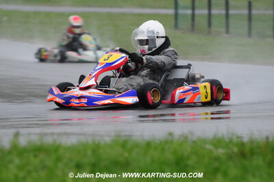 12/04/2009 : 1ère manche du Championnat Sud et 1ère manche du Championnat Régional Languedoc-Roussillon à Lavelanet (photos Julien Dejean) 2009 — karting