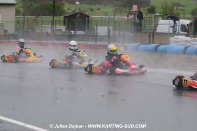 12/04/2009 : 1ère manche du Championnat Sud et 1ère manche du Championnat Régional Languedoc-Roussillon à Lavelanet (photos Julien Dejean) 2009 — karting