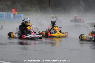 12/04/2009 : 1ère manche du Championnat Sud et 1ère manche du Championnat Régional Languedoc-Roussillon à Lavelanet (photos Julien Dejean) 2009 — karting