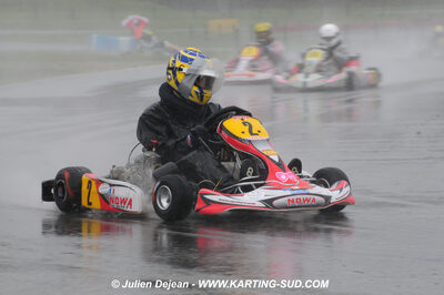 12/04/2009 : 1ère manche du Championnat Sud et 1ère manche du Championnat Régional Languedoc-Roussillon à Lavelanet (photos Julien Dejean) 2009 — karting