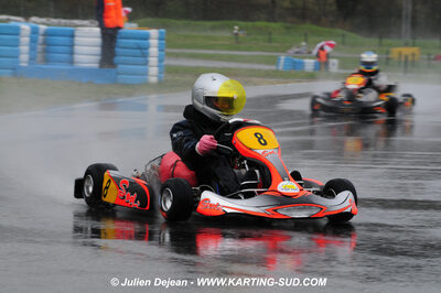 12/04/2009 : 1ère manche du Championnat Sud et 1ère manche du Championnat Régional Languedoc-Roussillon à Lavelanet (photos Julien Dejean) 2009 — karting