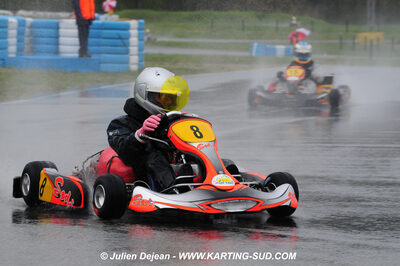 12/04/2009 : 1ère manche du Championnat Sud et 1ère manche du Championnat Régional Languedoc-Roussillon à Lavelanet (photos Julien Dejean) 2009 — karting
