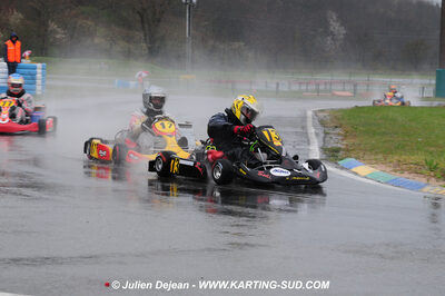 12/04/2009 : 1ère manche du Championnat Sud et 1ère manche du Championnat Régional Languedoc-Roussillon à Lavelanet (photos Julien Dejean) 2009 — karting