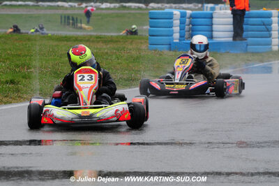12/04/2009 : 1ère manche du Championnat Sud et 1ère manche du Championnat Régional Languedoc-Roussillon à Lavelanet (photos Julien Dejean) 2009 — karting