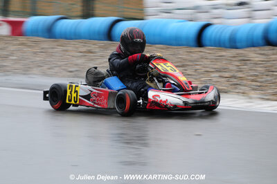 12/04/2009 : 1ère manche du Championnat Sud et 1ère manche du Championnat Régional Languedoc-Roussillon à Lavelanet (photos Julien Dejean) 2009 — karting