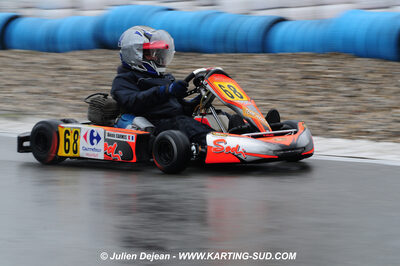 12/04/2009 : 1ère manche du Championnat Sud et 1ère manche du Championnat Régional Languedoc-Roussillon à Lavelanet (photos Julien Dejean) 2009 — karting