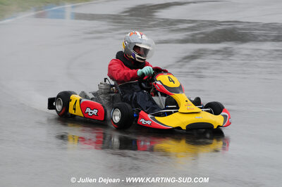 12/04/2009 : 1ère manche du Championnat Sud et 1ère manche du Championnat Régional Languedoc-Roussillon à Lavelanet (photos Julien Dejean) 2009 — karting