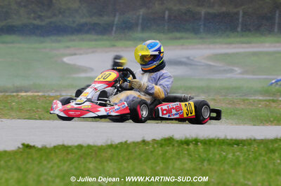 12/04/2009 : 1ère manche du Championnat Sud et 1ère manche du Championnat Régional Languedoc-Roussillon à Lavelanet (photos Julien Dejean) 2009 — karting