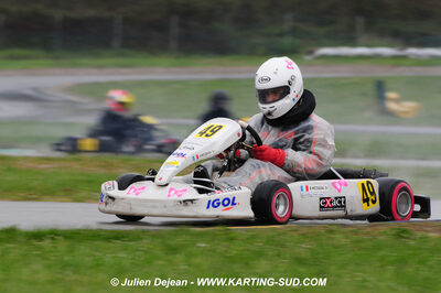 12/04/2009 : 1ère manche du Championnat Sud et 1ère manche du Championnat Régional Languedoc-Roussillon à Lavelanet (photos Julien Dejean) 2009 — karting