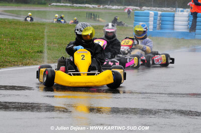 12/04/2009 : 1ère manche du Championnat Sud et 1ère manche du Championnat Régional Languedoc-Roussillon à Lavelanet (photos Julien Dejean) 2009 — karting