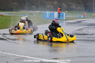 12/04/2009 : 1ère manche du Championnat Sud et 1ère manche du Championnat Régional Languedoc-Roussillon à Lavelanet (photos Julien Dejean) 2009 — karting