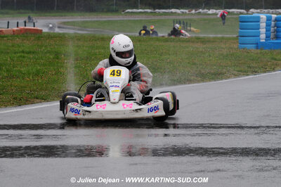 12/04/2009 : 1ère manche du Championnat Sud et 1ère manche du Championnat Régional Languedoc-Roussillon à Lavelanet (photos Julien Dejean) 2009 — karting