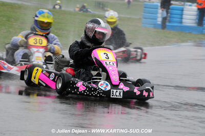 12/04/2009 : 1ère manche du Championnat Sud et 1ère manche du Championnat Régional Languedoc-Roussillon à Lavelanet (photos Julien Dejean) 2009 — karting