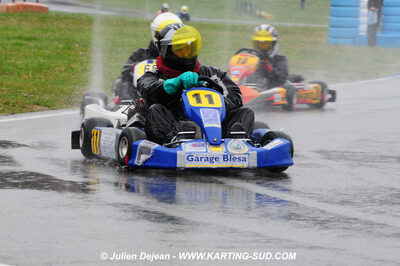 12/04/2009 : 1ère manche du Championnat Sud et 1ère manche du Championnat Régional Languedoc-Roussillon à Lavelanet (photos Julien Dejean) 2009 — karting
