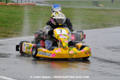 12/04/2009 : 1ère manche du Championnat Sud et 1ère manche du Championnat Régional Languedoc-Roussillon à Lavelanet (photos Julien Dejean) 2009 — karting