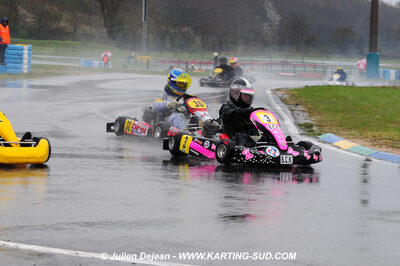 12/04/2009 : 1ère manche du Championnat Sud et 1ère manche du Championnat Régional Languedoc-Roussillon à Lavelanet (photos Julien Dejean) 2009 — karting