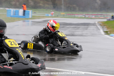 12/04/2009 : 1ère manche du Championnat Sud et 1ère manche du Championnat Régional Languedoc-Roussillon à Lavelanet (photos Julien Dejean) 2009 — karting