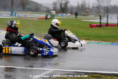 12/04/2009 : 1ère manche du Championnat Sud et 1ère manche du Championnat Régional Languedoc-Roussillon à Lavelanet (photos Julien Dejean) 2009 — karting