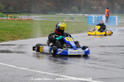 12/04/2009 : 1ère manche du Championnat Sud et 1ère manche du Championnat Régional Languedoc-Roussillon à Lavelanet (photos Julien Dejean) 2009 — karting
