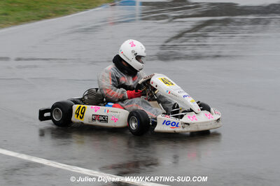 12/04/2009 : 1ère manche du Championnat Sud et 1ère manche du Championnat Régional Languedoc-Roussillon à Lavelanet (photos Julien Dejean) 2009 — karting