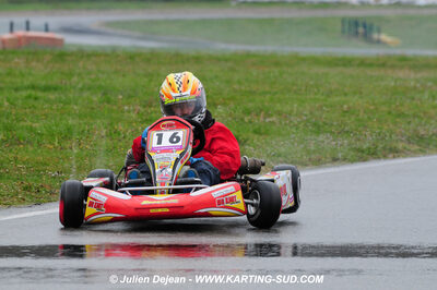12/04/2009 : 1ère manche du Championnat Sud et 1ère manche du Championnat Régional Languedoc-Roussillon à Lavelanet (photos Julien Dejean) 2009 — karting