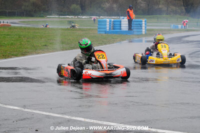 12/04/2009 : 1ère manche du Championnat Sud et 1ère manche du Championnat Régional Languedoc-Roussillon à Lavelanet (photos Julien Dejean) 2009 — karting