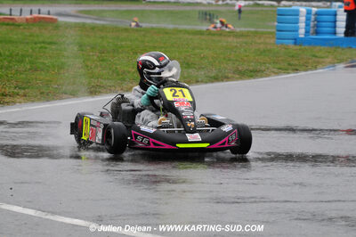12/04/2009 : 1ère manche du Championnat Sud et 1ère manche du Championnat Régional Languedoc-Roussillon à Lavelanet (photos Julien Dejean) 2009 — karting