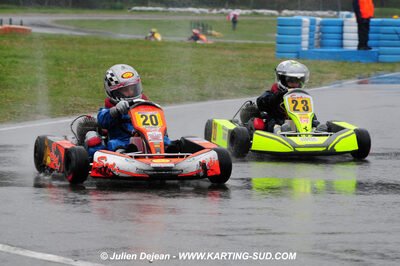 12/04/2009 : 1ère manche du Championnat Sud et 1ère manche du Championnat Régional Languedoc-Roussillon à Lavelanet (photos Julien Dejean) 2009 — karting