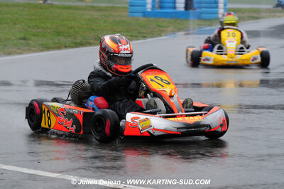12/04/2009 : 1ère manche du Championnat Sud et 1ère manche du Championnat Régional Languedoc-Roussillon à Lavelanet (photos Julien Dejean) 2009 — karting