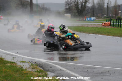 12/04/2009 : 1ère manche du Championnat Sud et 1ère manche du Championnat Régional Languedoc-Roussillon à Lavelanet (photos Julien Dejean) 2009 — karting