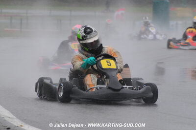 12/04/2009 : 1ère manche du Championnat Sud et 1ère manche du Championnat Régional Languedoc-Roussillon à Lavelanet (photos Julien Dejean) 2009 — karting