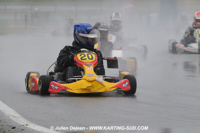 12/04/2009 : 1ère manche du Championnat Sud et 1ère manche du Championnat Régional Languedoc-Roussillon à Lavelanet (photos Julien Dejean) 2009 — karting