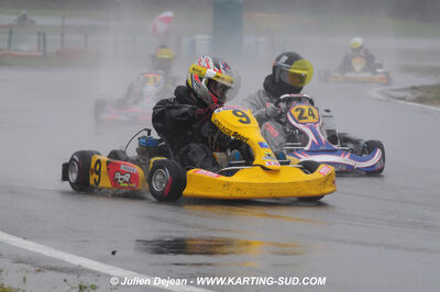 12/04/2009 : 1ère manche du Championnat Sud et 1ère manche du Championnat Régional Languedoc-Roussillon à Lavelanet (photos Julien Dejean) 2009 — karting